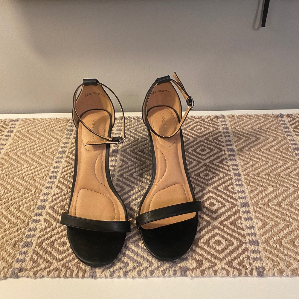 Lane Bryant Dream Cloud Thin Ankle Strap Heels